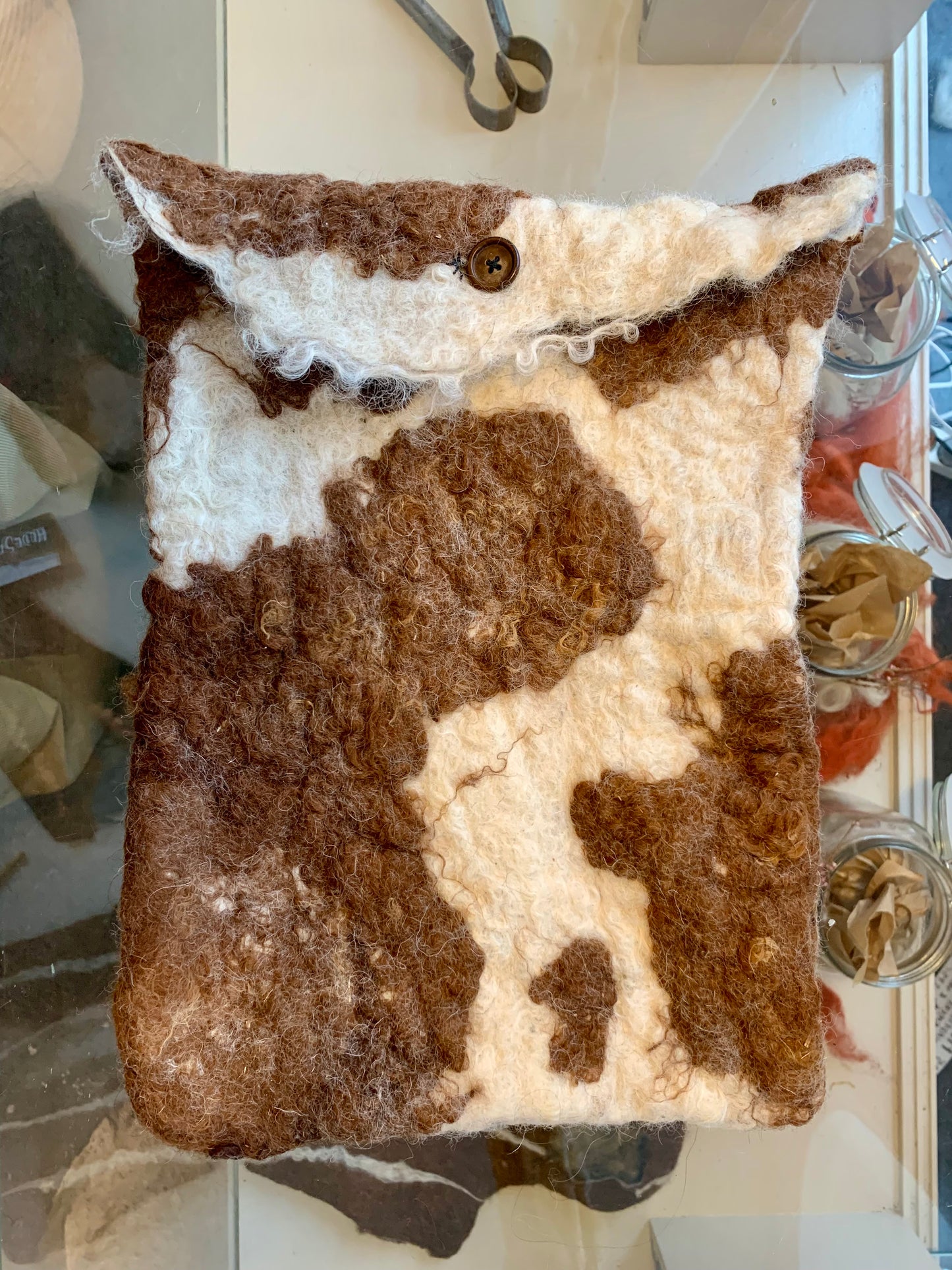 Vådfiltet computer cover
