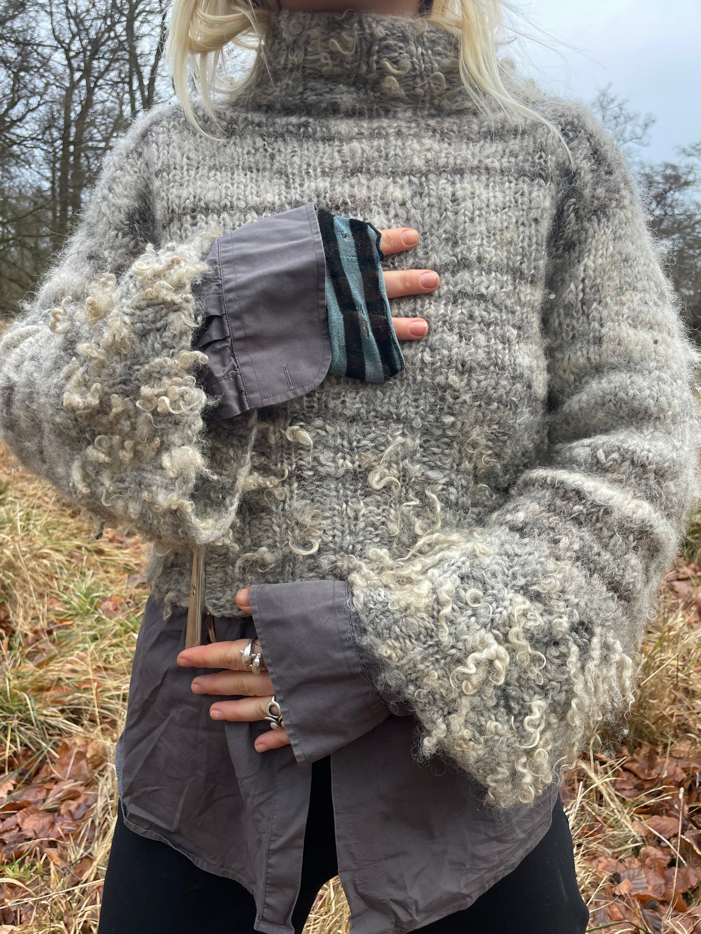 Krøllet sweater