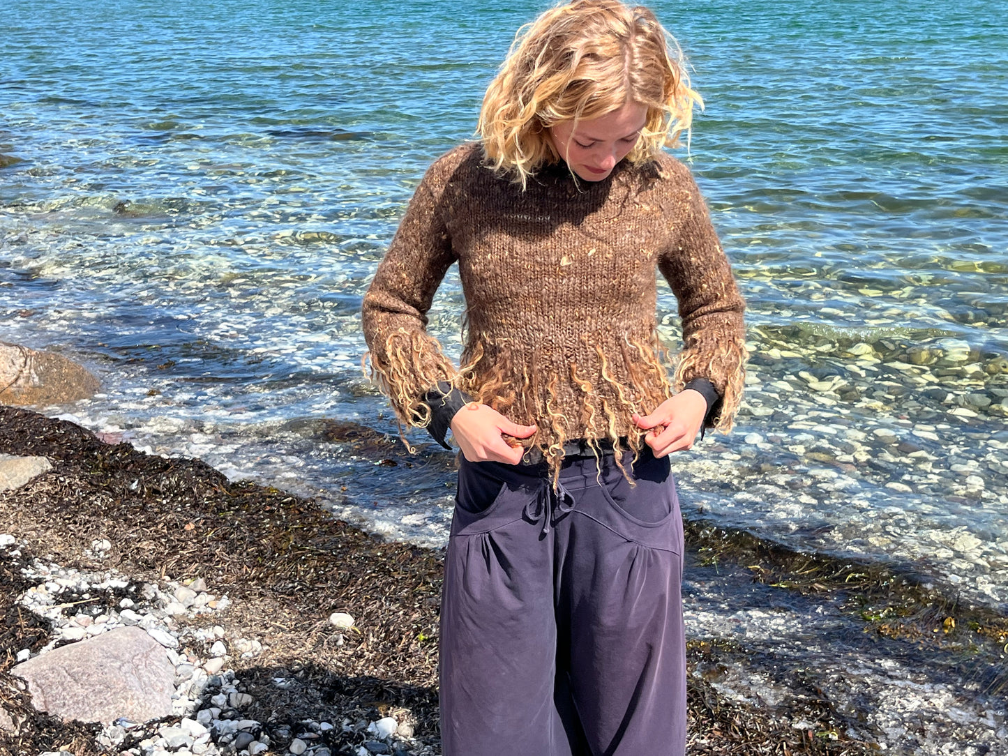 Dogma knit curly sweater