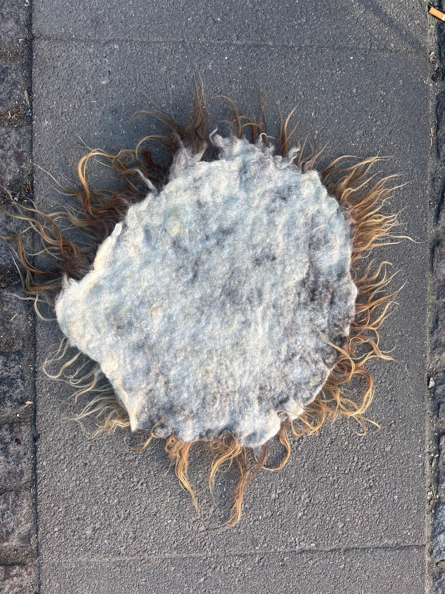 Vådfiltet siddepude