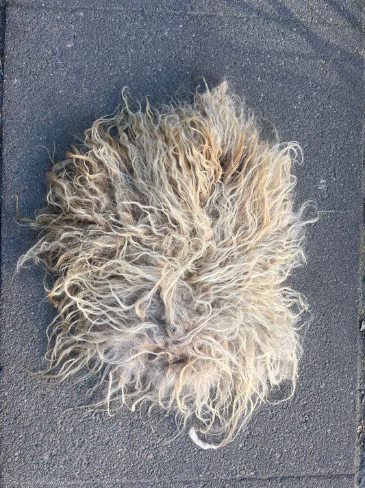 Wet-felted seat cushion