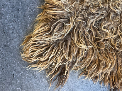 Large wet-felted skin