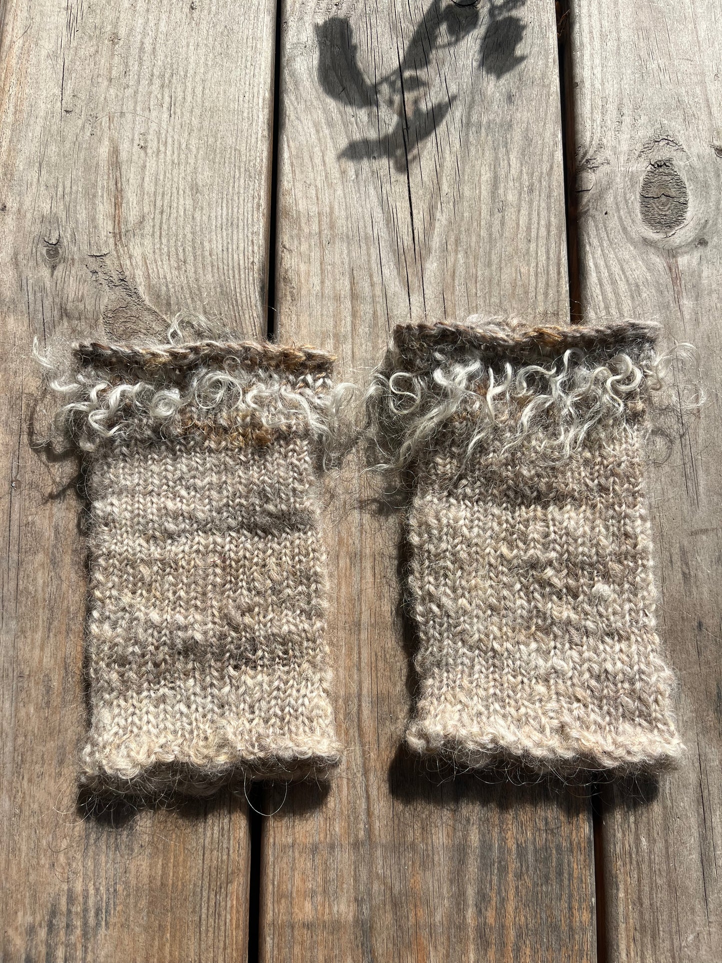 Dogma-knitted ankle warmers