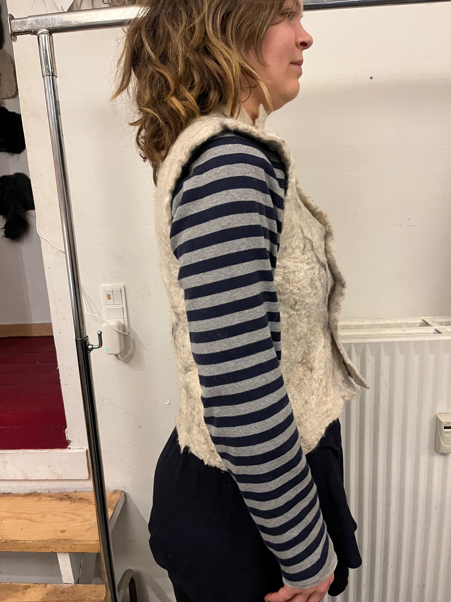 Filtet dobbeltradet vest