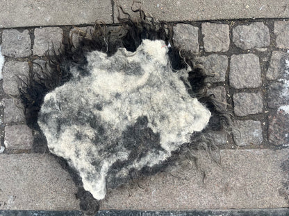 Vådfiltet siddepude