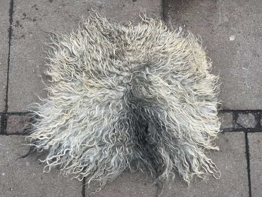 Stort vådfiltet skind