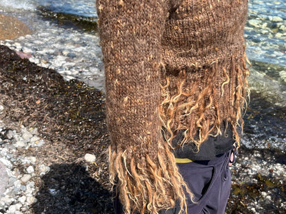 Dogmestrikket krøllet sweater