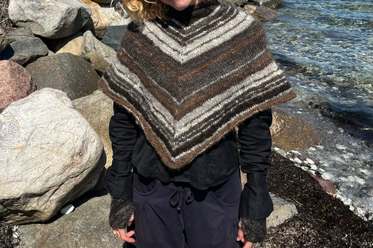 Dogma knitted poncho