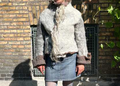Nunofiltet jakke