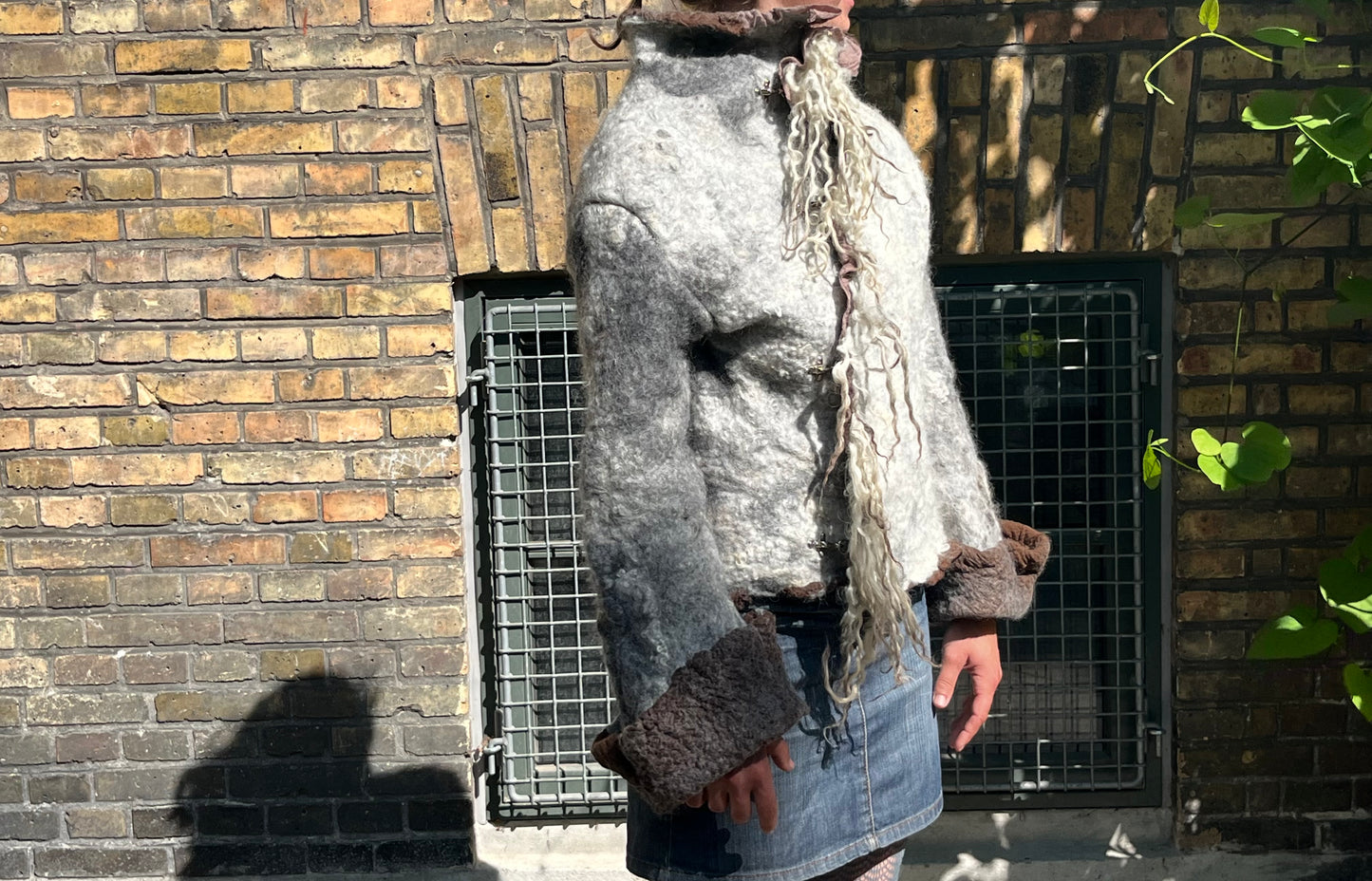 Nunofiltet jakke