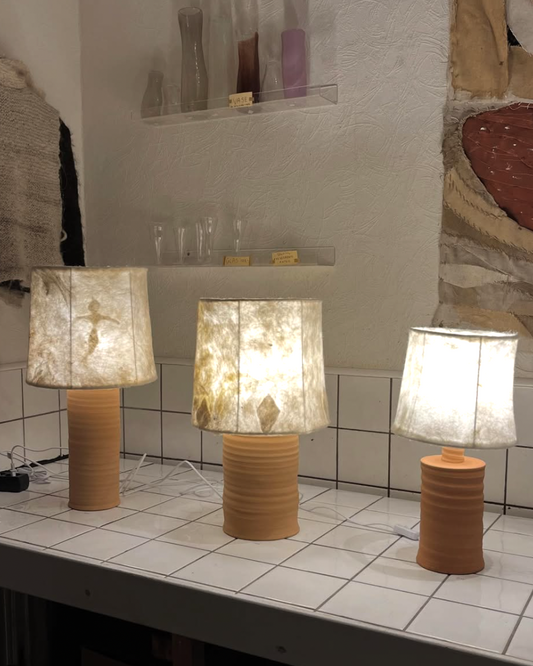 Vådfiltet uldlampeskærm